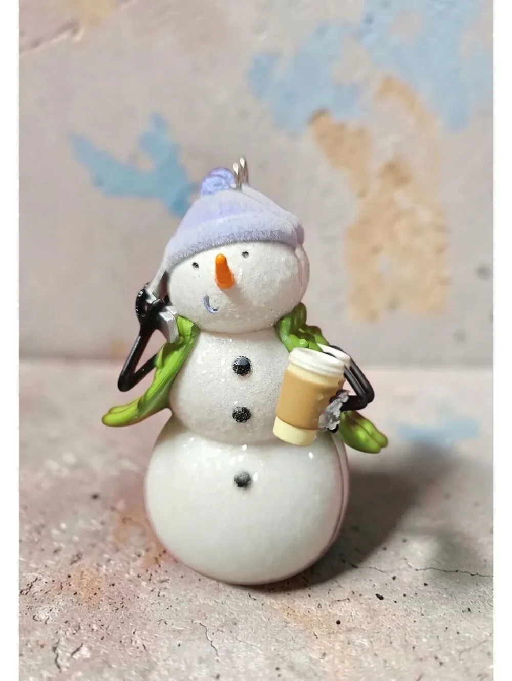 Hallmark Keepsake 2008 Snow on the Go Snowman Ornament w/ Box